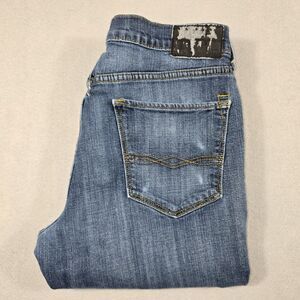 Levi's Denizen 231 Athletic Fit Men's Jeans Size 33x30 Distressed Blue Denim